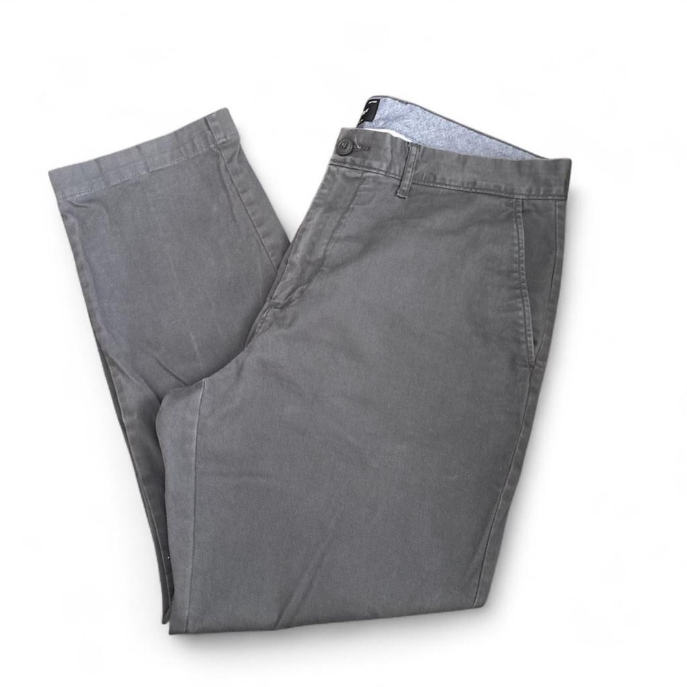 J.Crew Men's Grey and Brown Trousers